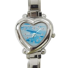 Jet Stream Heart Italian Charm Watch by WILLBIRDWELL