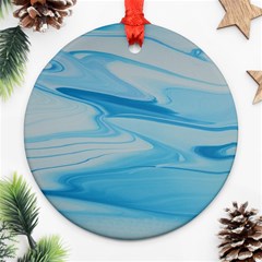 Jet Stream Round Ornament (two Sides) by WILLBIRDWELL