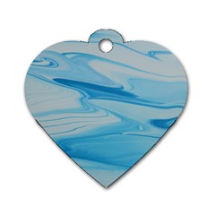 Jet Stream Dog Tag Heart (one Side) by WILLBIRDWELL