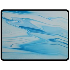 Jet Stream Fleece Blanket (large)  by WILLBIRDWELL