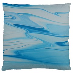 Jet Stream Large Flano Cushion Case (one Side) by WILLBIRDWELL