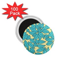 Leaves Dried Leaves Stamping 1 75  Magnets (100 Pack)  by Nexatart