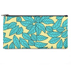 Leaves Dried Leaves Stamping Pencil Cases by Nexatart