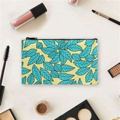 Leaves Dried Leaves Stamping Cosmetic Bag (small) by Nexatart