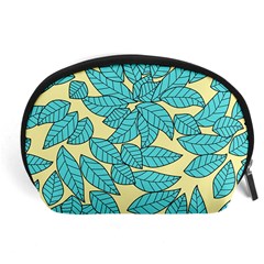 Leaves Dried Leaves Stamping Accessory Pouch (large) by Nexatart