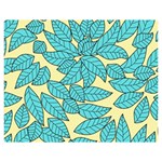 Leaves Dried Leaves Stamping Double Sided Flano Blanket (Medium)  60 x50  Blanket Back