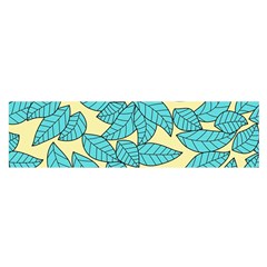 Leaves Dried Leaves Stamping Satin Scarf (oblong) by Nexatart