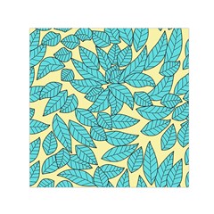 Leaves Dried Leaves Stamping Small Satin Scarf (square) by Nexatart