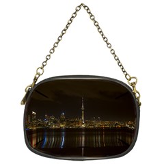 City River Water Cityscape Skyline Chain Purse (one Side) by Nexatart