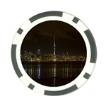 City River Water Cityscape Skyline Poker Chip Card Guard (10 pack) Front