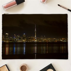 City River Water Cityscape Skyline Cosmetic Bag (xxl) by Nexatart