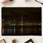 City River Water Cityscape Skyline Cosmetic Bag (XXXL) Front