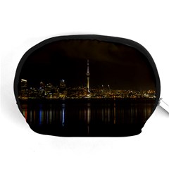 City River Water Cityscape Skyline Accessory Pouch (medium)