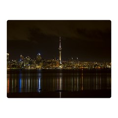 City River Water Cityscape Skyline Double Sided Flano Blanket (mini) 