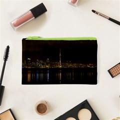 City River Water Cityscape Skyline Cosmetic Bag (xs) by Nexatart