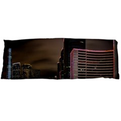 Hong Kong At Night Skyline Body Pillow Case (dakimakura) by Nexatart