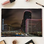 Hong Kong At Night Skyline Cosmetic Bag (XXL) Back