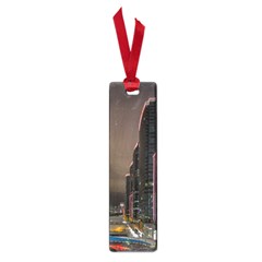 Hong Kong At Night Skyline Small Book Marks by Nexatart