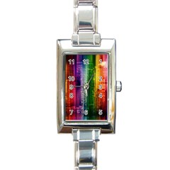 Skyline Light Rays Gloss Upgrade Rectangle Italian Charm Watch by Nexatart