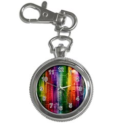 Skyline Light Rays Gloss Upgrade Key Chain Watches by Nexatart