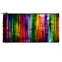 Skyline Light Rays Gloss Upgrade Pencil Cases by Nexatart