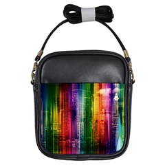 Skyline Light Rays Gloss Upgrade Girls Sling Bag by Nexatart