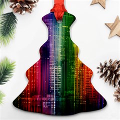 Skyline Light Rays Gloss Upgrade Ornament (christmas Tree) 