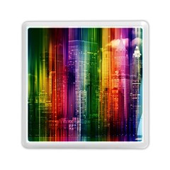 Skyline Light Rays Gloss Upgrade Memory Card Reader (square) by Nexatart