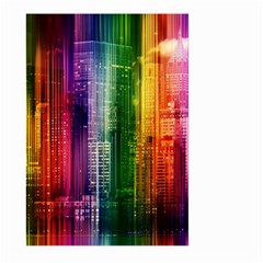 Skyline Light Rays Gloss Upgrade Large Garden Flag (two Sides) by Nexatart