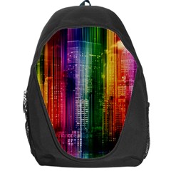 Skyline Light Rays Gloss Upgrade Backpack Bag by Nexatart