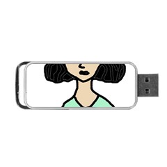 Angry Girl Portable Usb Flash (two Sides) by snowwhitegirl