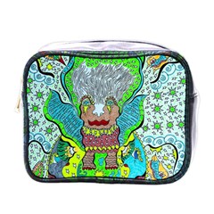 Cosmic Planet Angel Mini Toiletries Bag (one Side) by chellerayartisans