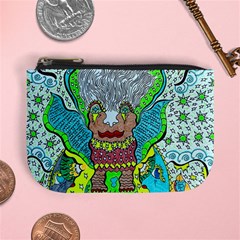 Cosmic Planet Angel Mini Coin Purse by chellerayartisans