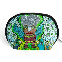 Cosmic Planet Angel Accessory Pouch (medium) by chellerayartisans