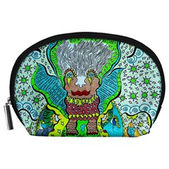 Cosmic Planet Angel Accessory Pouch (large) by chellerayartisans