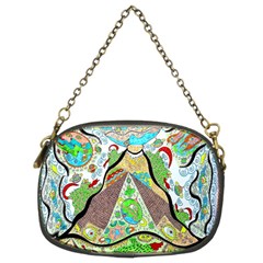 Cosmic Pyramid Chain Purse (two Sides) by chellerayartisans