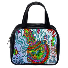 Supersonic Squid Classic Handbag (one Side) by chellerayartisans