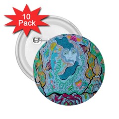 Mystic Mermaid 2 25  Buttons (10 Pack) 