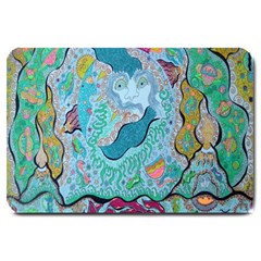 Mystic Mermaid Large Doormat  by chellerayartisans