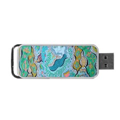 Mystic Mermaid Portable Usb Flash (one Side)