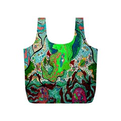 Volcanic Seahorse Full Print Recycle Bag (s) by chellerayartisans