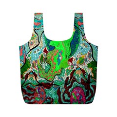 Volcanic Seahorse Full Print Recycle Bag (m) by chellerayartisans