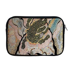 Lizard Volcano Apple Macbook Pro 17  Zipper Case by chellerayartisans