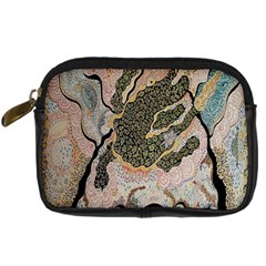 Lizard Volcano Digital Camera Leather Case by chellerayartisans