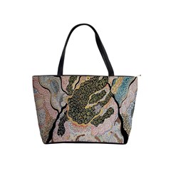 Lizard Volcano Classic Shoulder Handbag by chellerayartisans