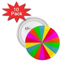 Neon Rainbow Burst 1.75  Buttons (10 pack) Front