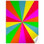 Neon Rainbow Burst Canvas 36  x 48  35.26 x46.15  Canvas - 1