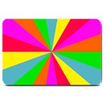 Neon Rainbow Burst Large Doormat  30 x20  Door Mat