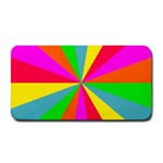 Neon Rainbow Burst Medium Bar Mats 16 x8.5  Bar Mat