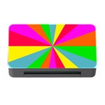 Neon Rainbow Burst Memory Card Reader with CF Front